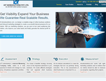 Tablet Screenshot of iotwebsolutions.com
